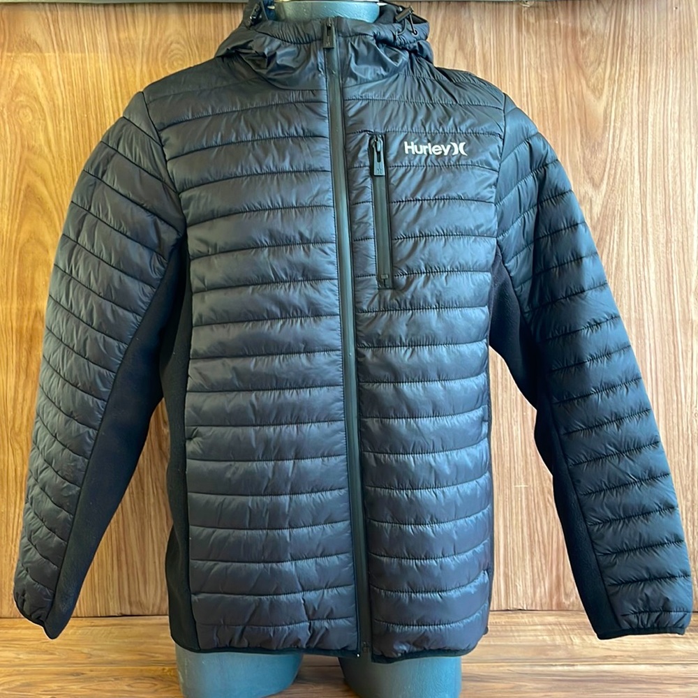 NWT Men's Hurley THERMAL WALL Jacket - Black - Size M